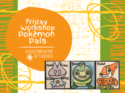 Kidcreate Studio - Aliso Viejo. Friday Workshop - Poké Pals (4-9 Years)